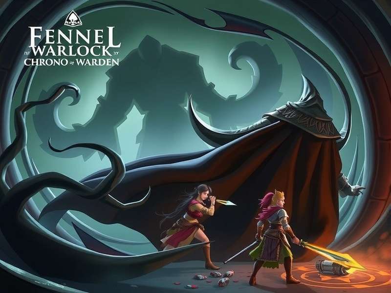 Fennel Warlock Chrono Warden Official Artwork Fennel Warlock Chrono Warden Game Cover
